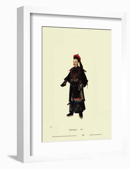 Chinese Mandarin Figure-null-Framed Art Print