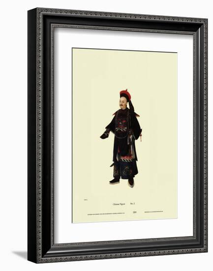 Chinese Mandarin Figure-null-Framed Art Print