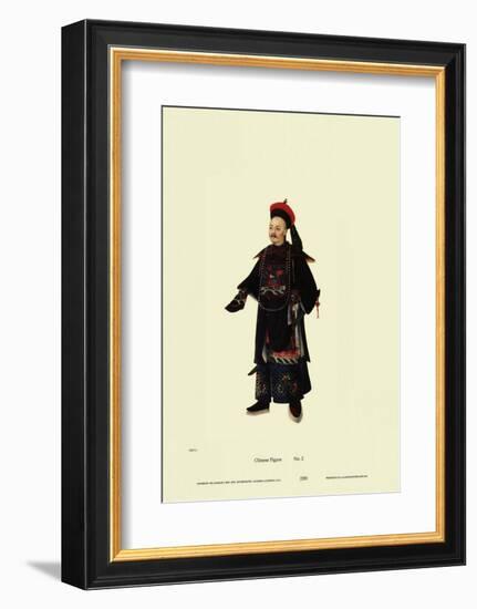 Chinese Mandarin Figure-null-Framed Art Print