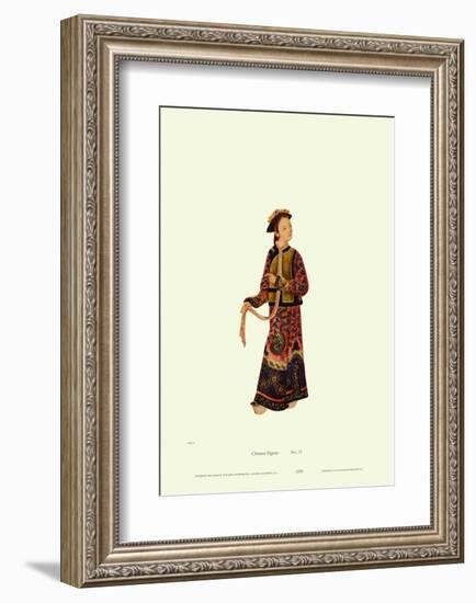 Chinese Mandarin Figure-null-Framed Art Print