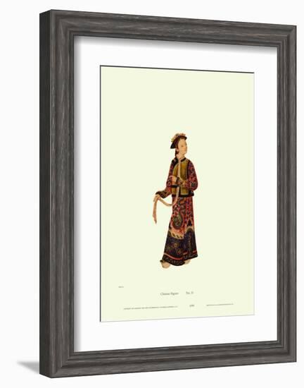 Chinese Mandarin Figure-null-Framed Art Print