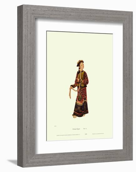 Chinese Mandarin Figure-null-Framed Art Print