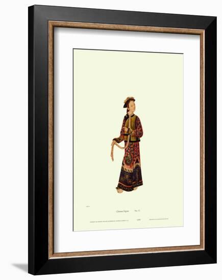 Chinese Mandarin Figure-null-Framed Art Print