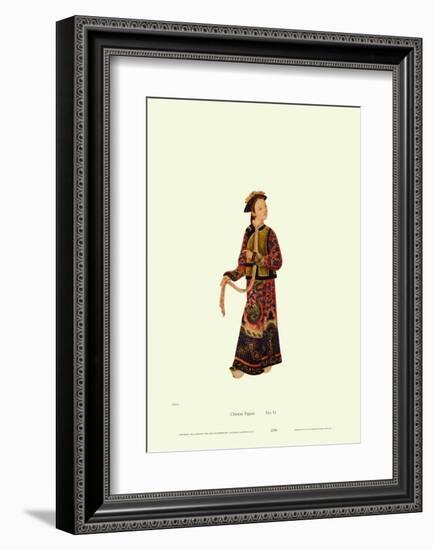 Chinese Mandarin Figure-null-Framed Art Print