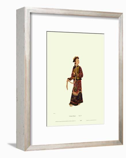 Chinese Mandarin Figure-null-Framed Art Print