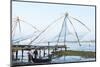 Chinese Nets at Dawn, Fort Kochi (Cochin), Kerala, India, South Asia-Ben Pipe-Mounted Photographic Print