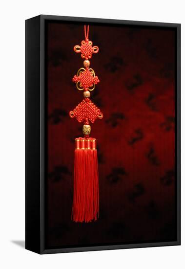 Chinese New Year Decoration--Closeup of Chinese Knot.-Sofiaworld-Framed Premier Image Canvas