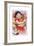 Chinese New Year's Poster with Girl Holding Chicken-null-Framed Giclee Print