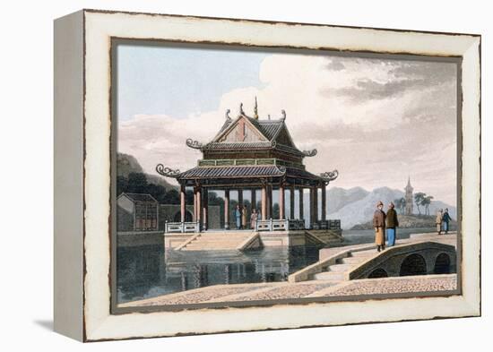 Chinese Pavilion, 1810-Thomas & William Daniell-Framed Premier Image Canvas