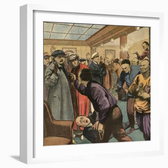 Chinese Pirates, PJ, 12-22-Andre Galland-Framed Art Print