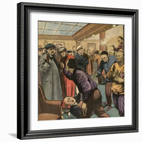 Chinese Pirates, PJ, 12-22-Andre Galland-Framed Art Print