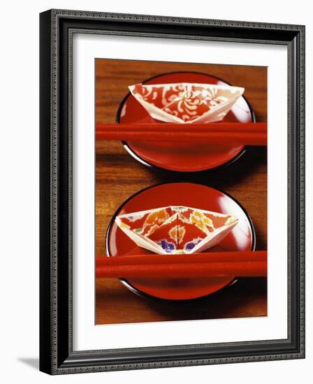 Chinese Place Setting with Chopsticks-null-Framed Photographic Print