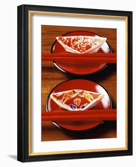 Chinese Place Setting with Chopsticks-null-Framed Photographic Print