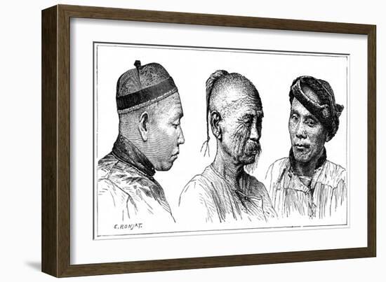 Chinese Portraits, 19th Century-E Ronjat-Framed Giclee Print