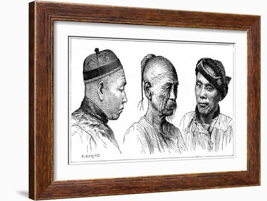 Chinese Portraits, 19th Century-E Ronjat-Framed Giclee Print