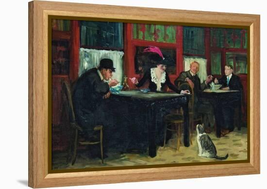 Chinese Restaurant-John Sloan-Framed Stretched Canvas