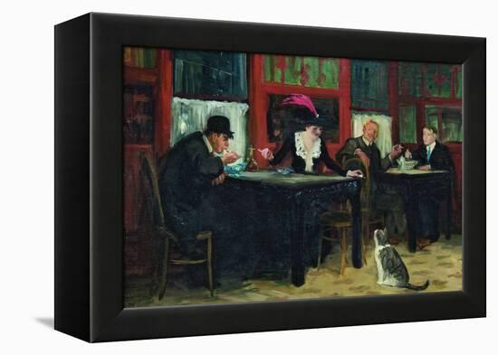 Chinese Restaurant-John Sloan-Framed Stretched Canvas