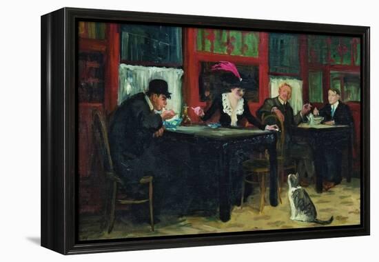 Chinese Restaurant-John Sloan-Framed Stretched Canvas