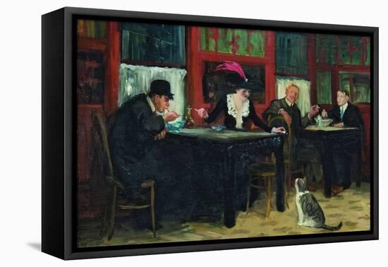 Chinese Restaurant-John Sloan-Framed Stretched Canvas