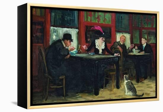 Chinese Restaurant-John Sloan-Framed Stretched Canvas