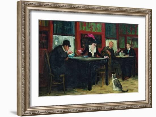 Chinese Restaurant-John Sloan-Framed Art Print