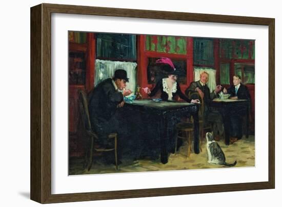 Chinese Restaurant-John Sloan-Framed Art Print