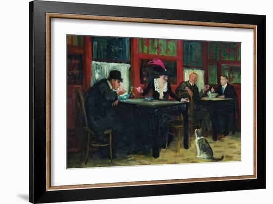 Chinese Restaurant-John Sloan-Framed Art Print