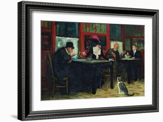 Chinese Restaurant-John Sloan-Framed Art Print