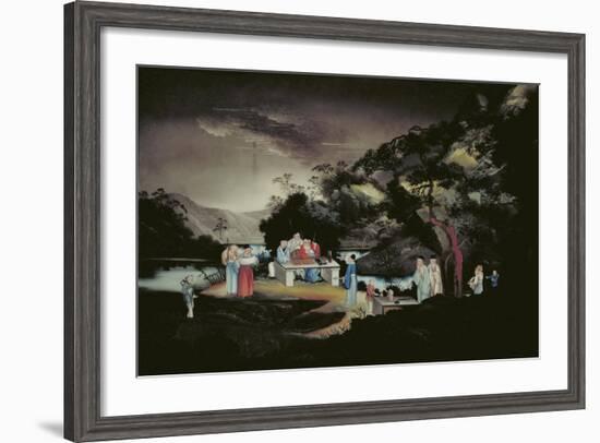 Chinese Scene, C1800-1850-null-Framed Giclee Print