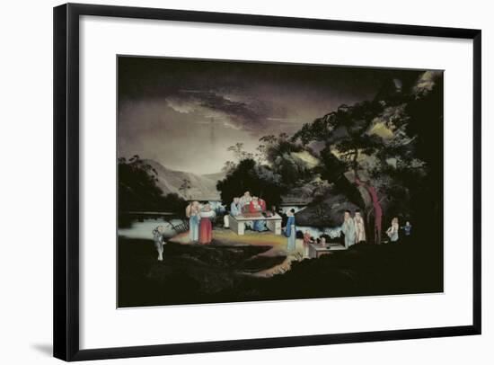 Chinese Scene, C1800-1850-null-Framed Giclee Print