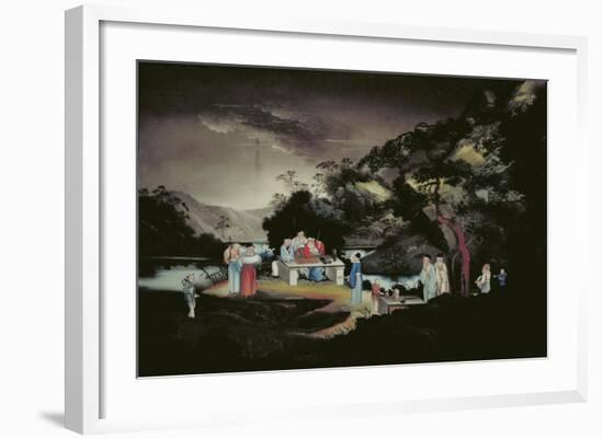 Chinese Scene, C1800-1850-null-Framed Giclee Print