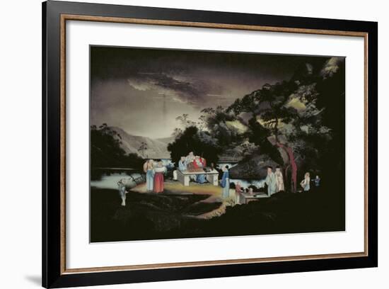 Chinese Scene, C1800-1850-null-Framed Giclee Print