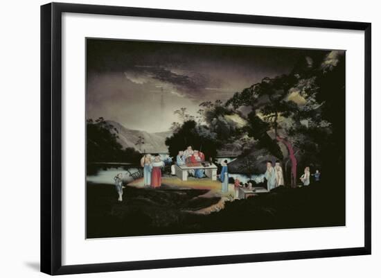 Chinese Scene, C1800-1850-null-Framed Giclee Print