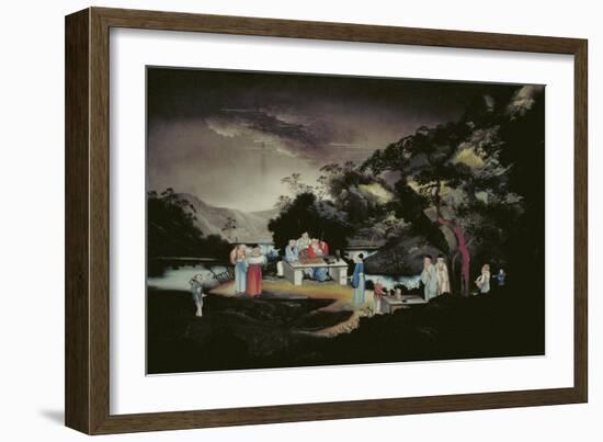 Chinese Scene, C1800-1850-null-Framed Giclee Print