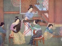 Scholars' Gathering in a Bamboo Garden-Chinese School-Giclee Print