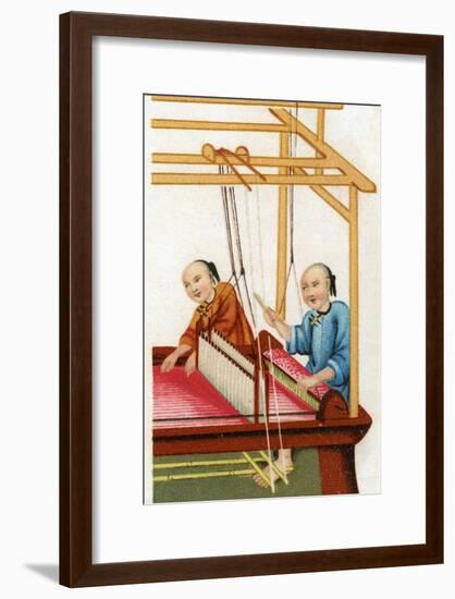 Chinese Silk Weaving, 20th Century-null-Framed Giclee Print