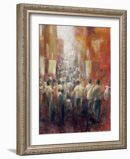 Chinese Street, 1992-Lincoln Seligman-Framed Giclee Print