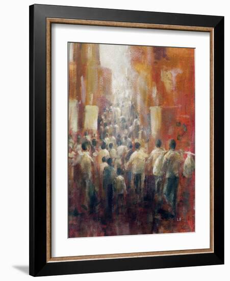 Chinese Street, 1992-Lincoln Seligman-Framed Giclee Print