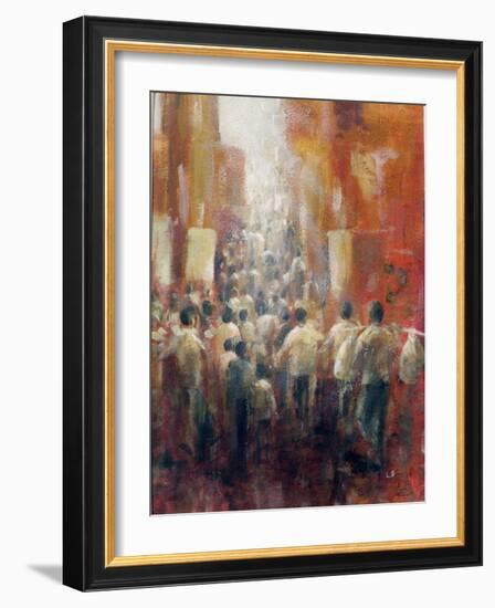 Chinese Street, 1992-Lincoln Seligman-Framed Giclee Print