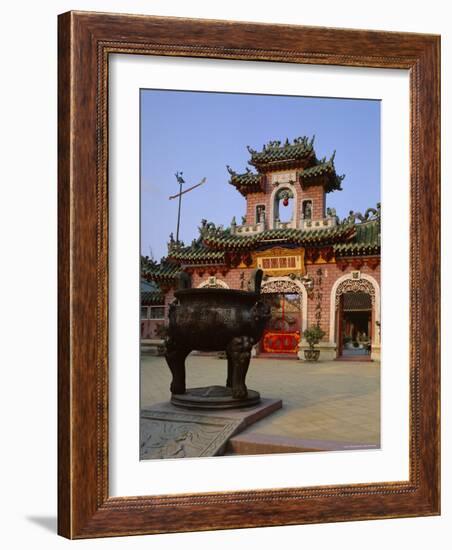 Chinese Temple, Fukien, Hoi An, Vietnam, Indochina, Southeast Asia-G Richardson-Framed Photographic Print