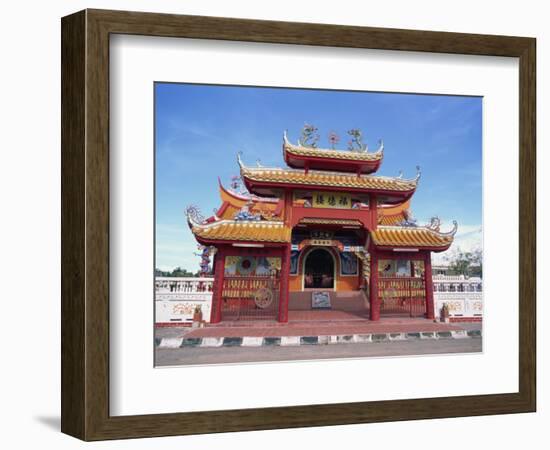 Chinese Temple in Kota Kinabalu, Sabah, Borneo, Malaysia, Southeast Asia-Murray Louise-Framed Photographic Print