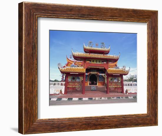 Chinese Temple in Kota Kinabalu, Sabah, Borneo, Malaysia, Southeast Asia-Murray Louise-Framed Photographic Print