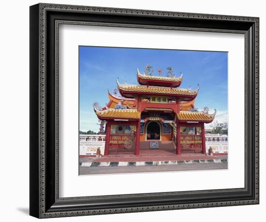 Chinese Temple in Kota Kinabalu, Sabah, Borneo, Malaysia, Southeast Asia-Murray Louise-Framed Photographic Print