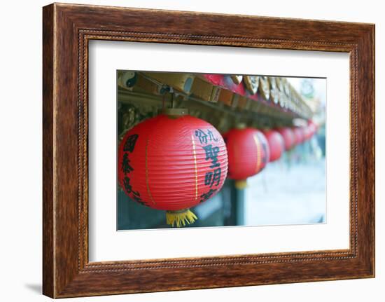 Chinese Temple, Jiufen, Taiwan, Asia-Christian Kober-Framed Photographic Print