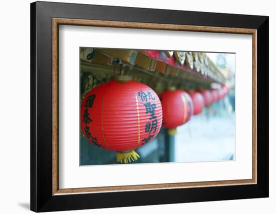 Chinese Temple, Jiufen, Taiwan, Asia-Christian Kober-Framed Photographic Print