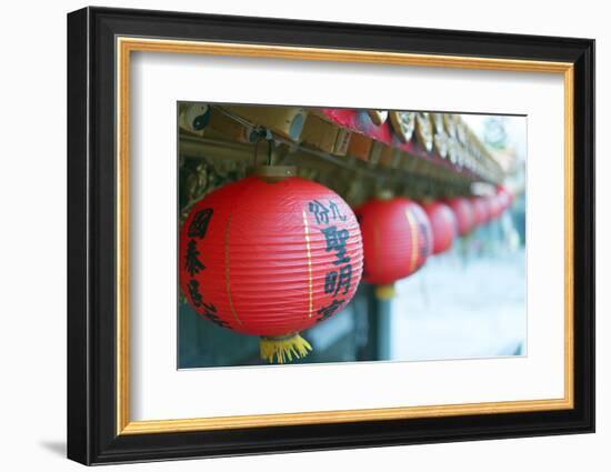 Chinese Temple, Jiufen, Taiwan, Asia-Christian Kober-Framed Photographic Print