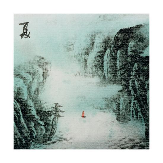 Chinese Traditional Ink Painting Landscape Of Season Summer