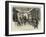 Chinese Troops on the March for Wei-Hai-Wei-Charles Edwin Fripp-Framed Giclee Print