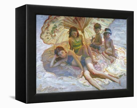 Chinese Umbrella-John Asaro-Framed Premier Image Canvas