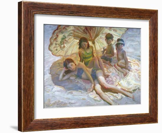 Chinese Umbrella-John Asaro-Framed Giclee Print